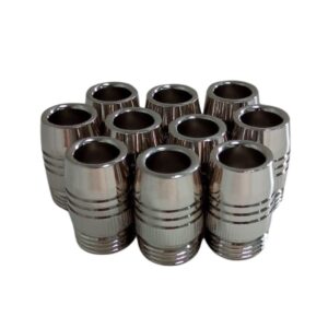 5 Ponteira Cônica Longa Bocal 15 X 38 Mm Tocha Mig Mag Rosca
