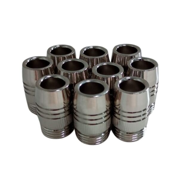 5 Ponteira Cônica Longa Bocal 15 X 38 Mm Tocha Mig Mag Rosca