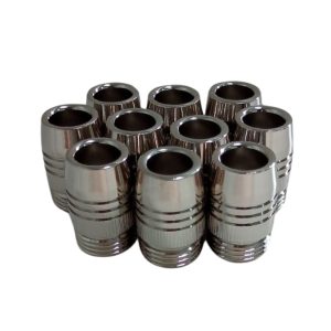 5 Ponteira Cônica Longa Bocal 15 X 38 Mm Tocha Mig Mag Rosca
